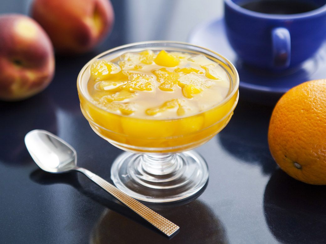 Рецепт: Персиковое варенье с апельсинами в мультиварке
