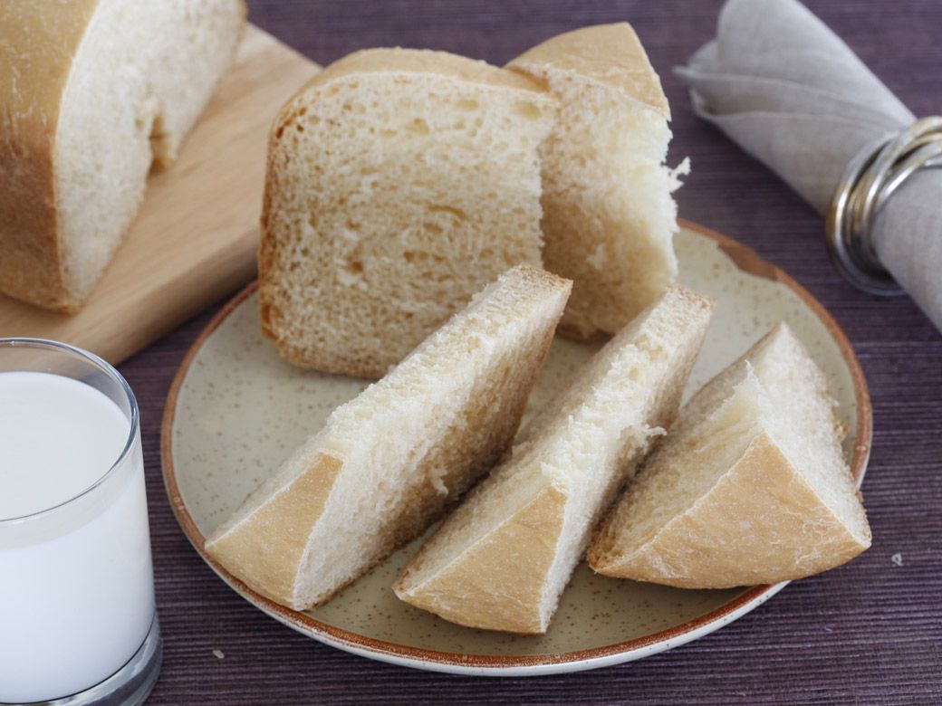 Рецепт: Сметанный сладкий хлеб с ванилью в мультиварке