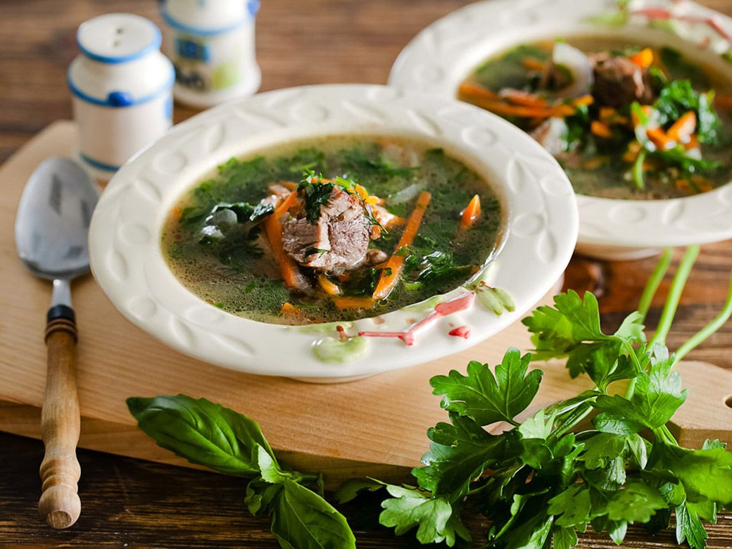 Рецепт: Суп из огородной зелени в мультиварке