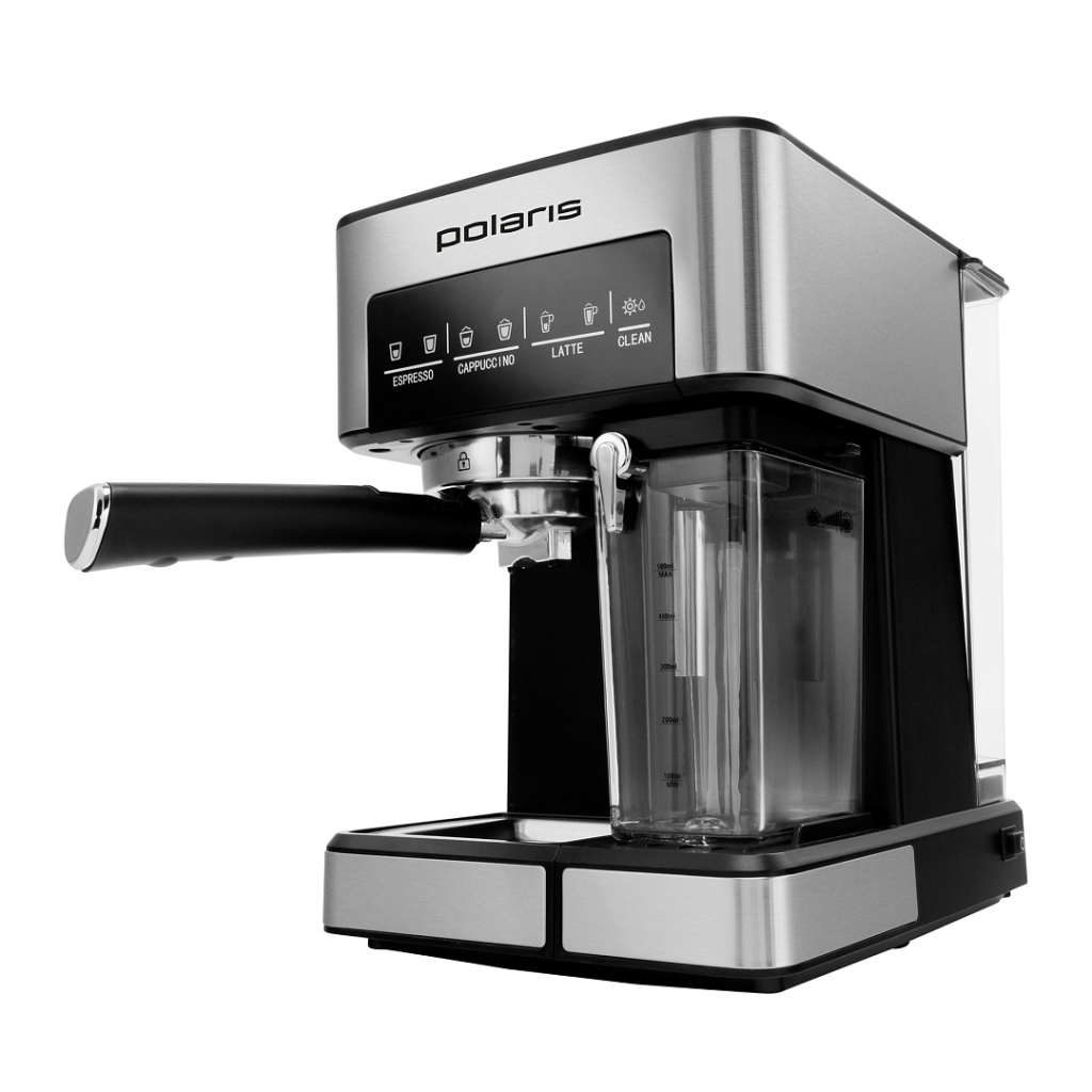 Рожковая кофеварка Polaris PCM 1541E Adore Cappuccino с режимом самоочистки капучинатора